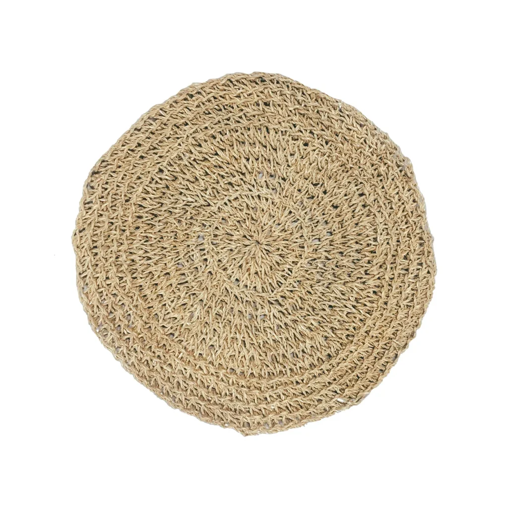 De Seagrass Placemat Rond - Naturel - Afbeelding 2