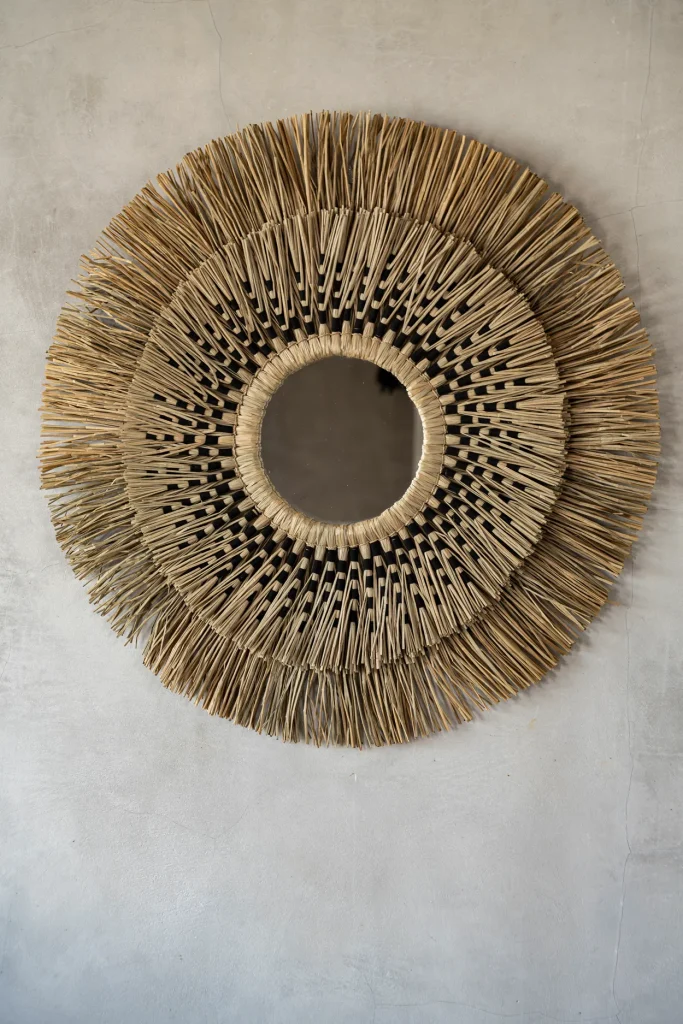 De Havana Spiegel - Naturel Zwart - L - Afbeelding 2