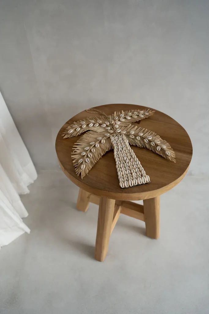De Banaan & Schelpen Palmboom - Naturel - Afbeelding 3