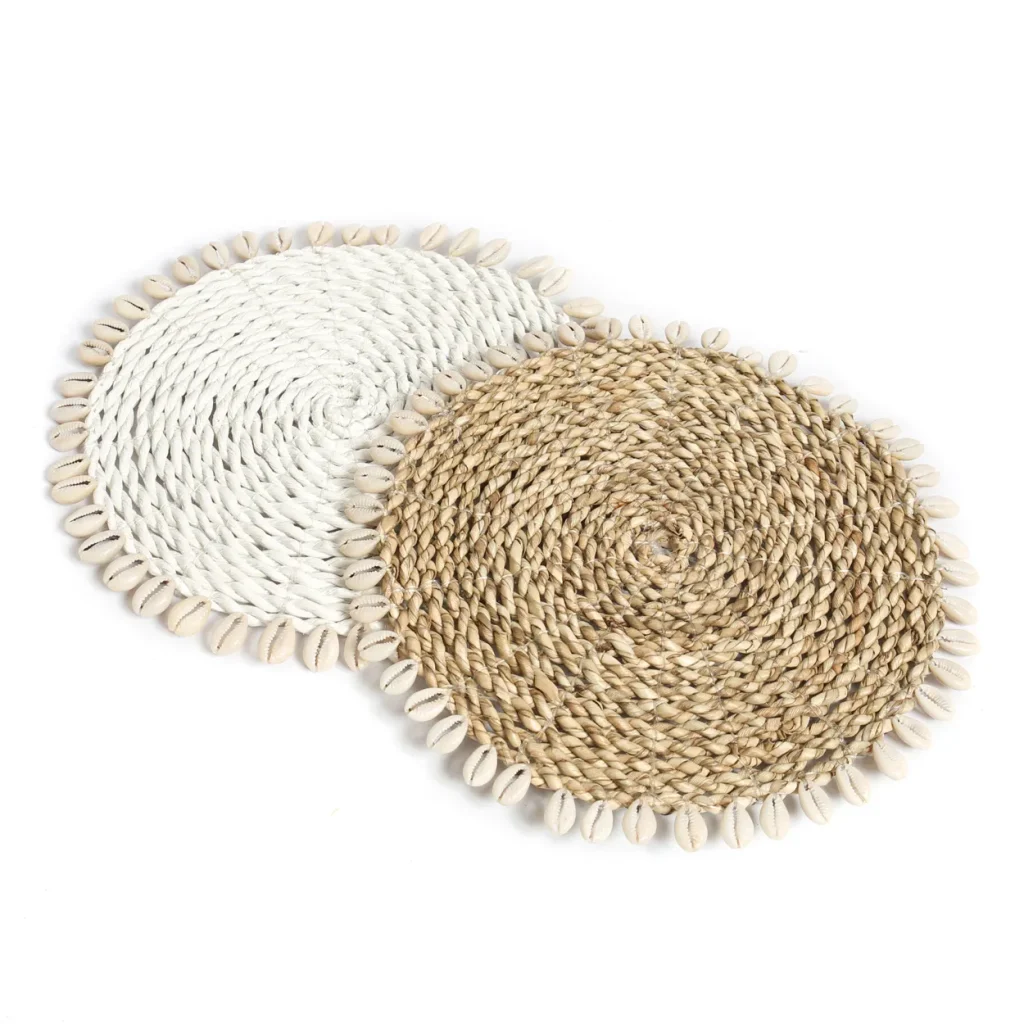 De Seagrass Shell Pannenonderzetter - Naturel - Afbeelding 4