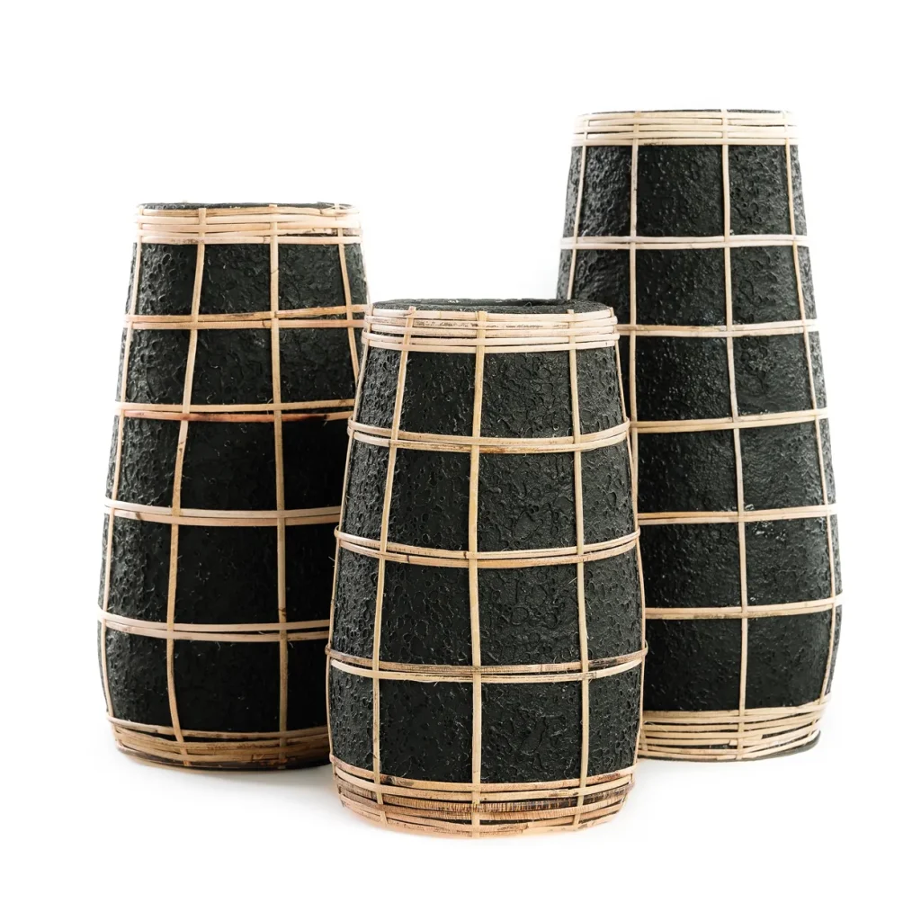 De Cutie Vaas - Zwart Naturel - L - Afbeelding 4