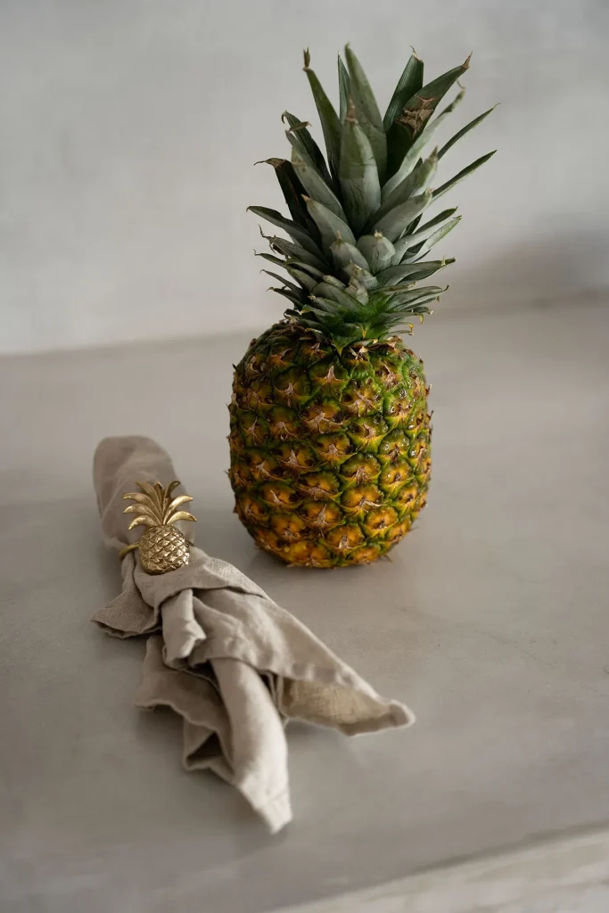 De Ananas Servetring - Goud - Afbeelding 5