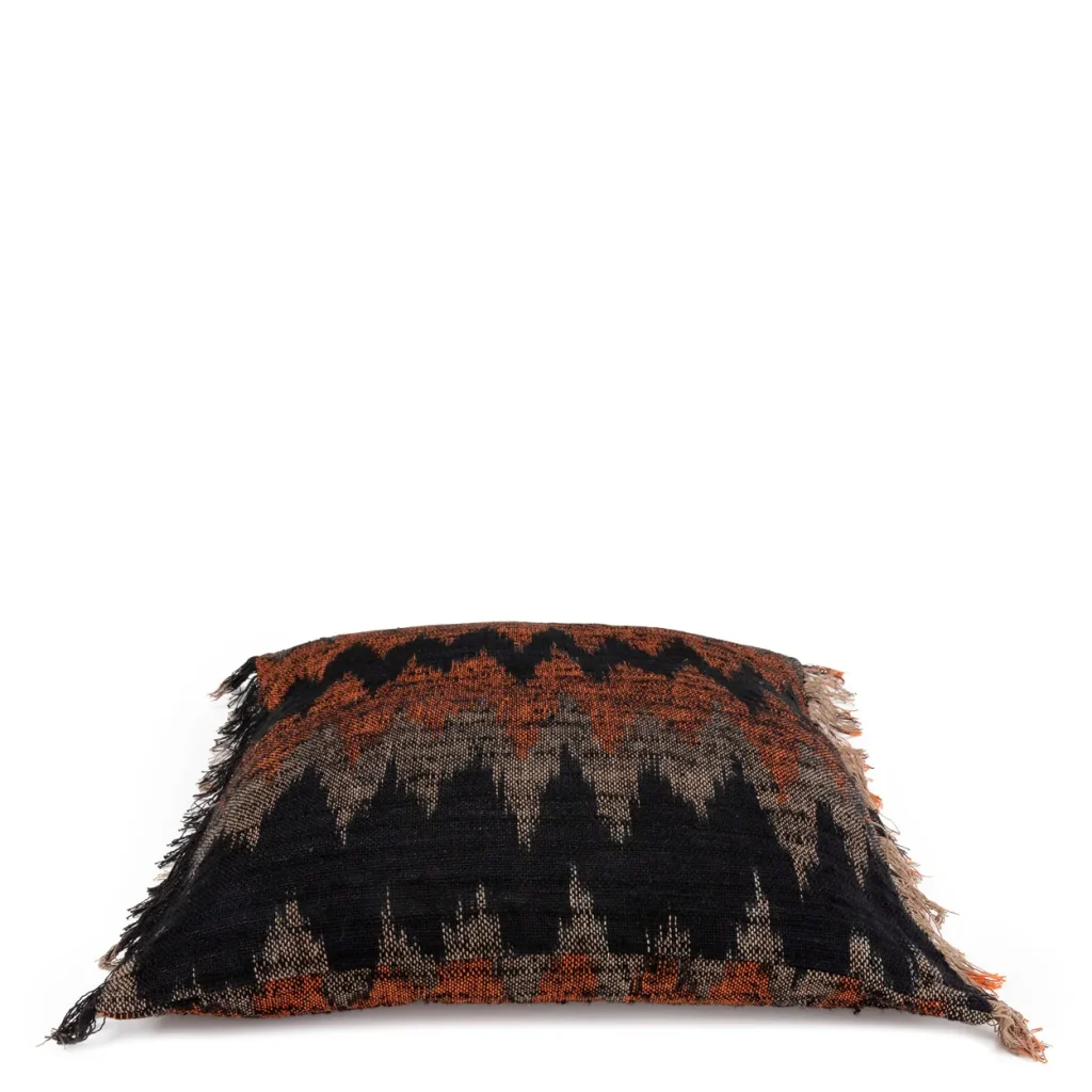 De Oh My Gee Kussenhoes - Zwart Oranje -  60x60 - Afbeelding 5