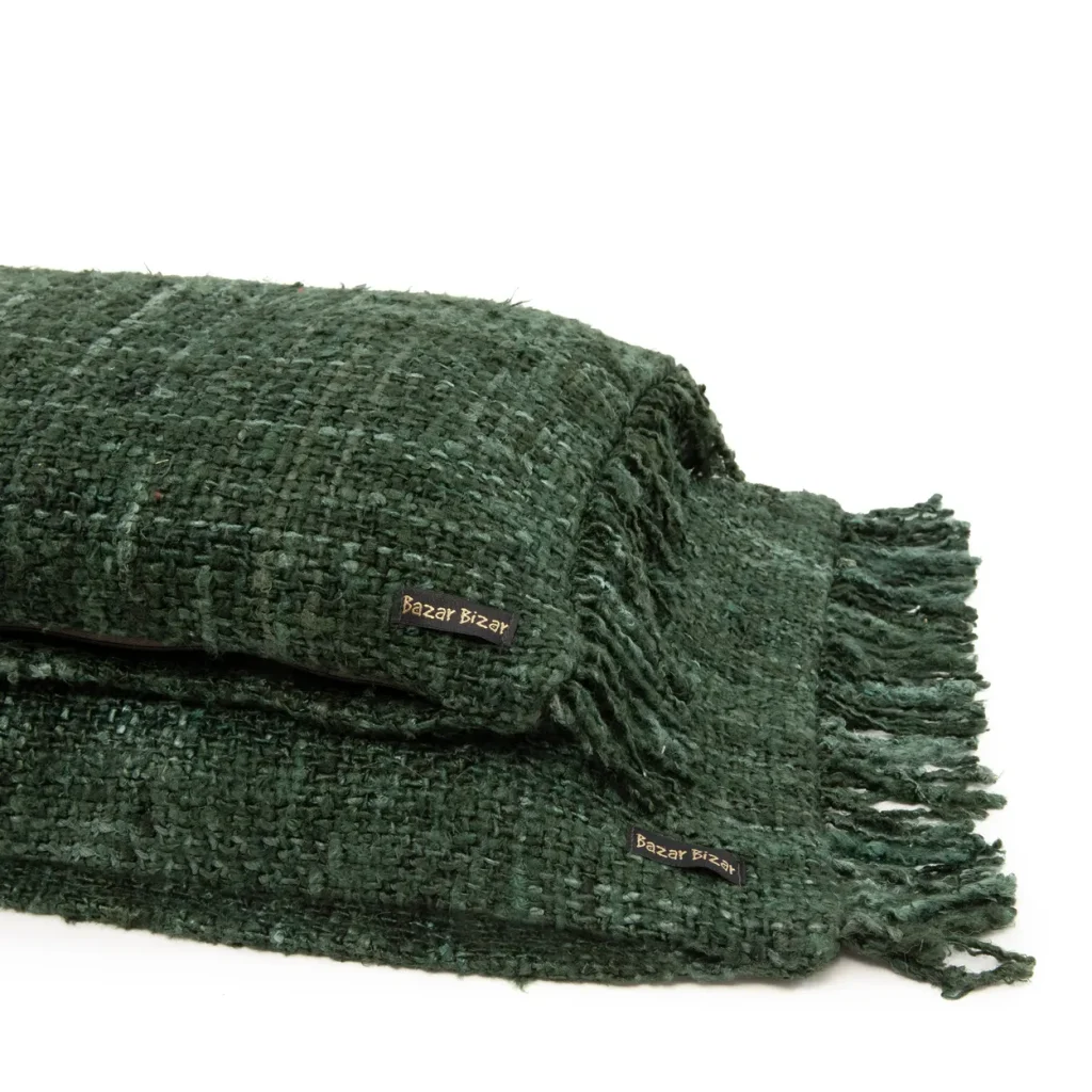 De Oh My Gee Kussenhoes - Donkergroen - 35x100 - Afbeelding 8