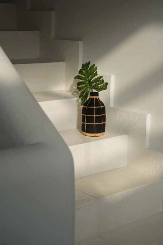 De Whoopy Vaas - Zwart Naturel - L - Afbeelding 2