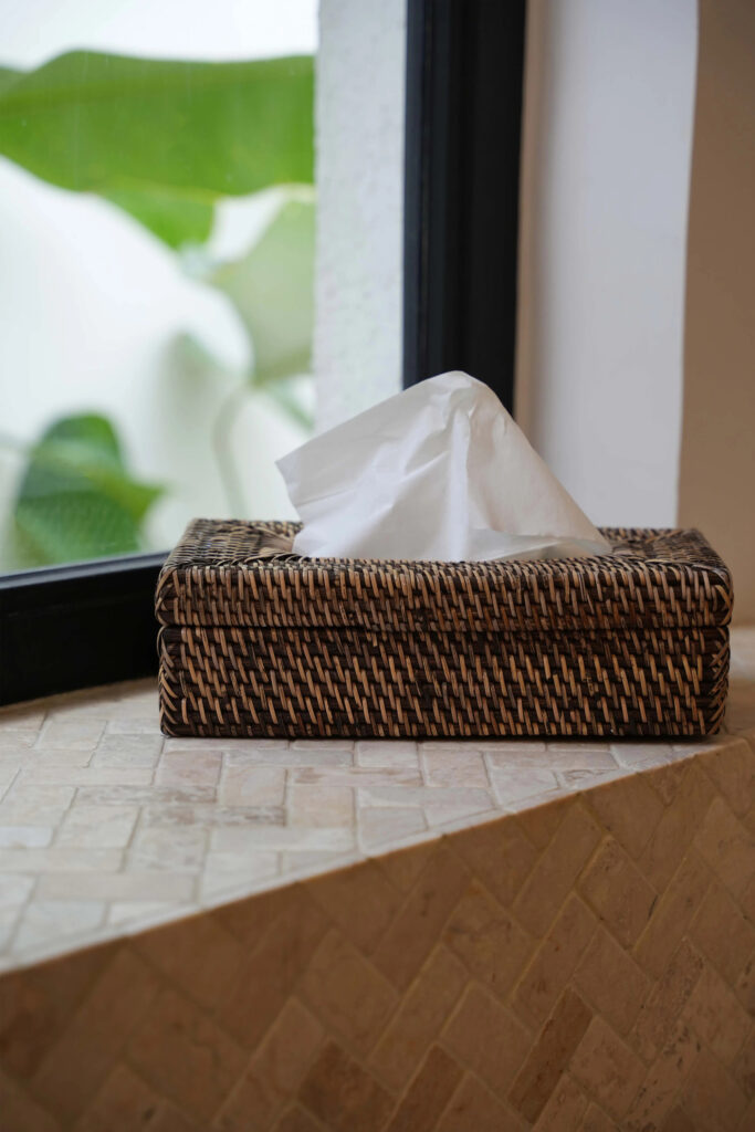 The Rattan Classic Tissue Box - Natural Brown - Afbeelding 2