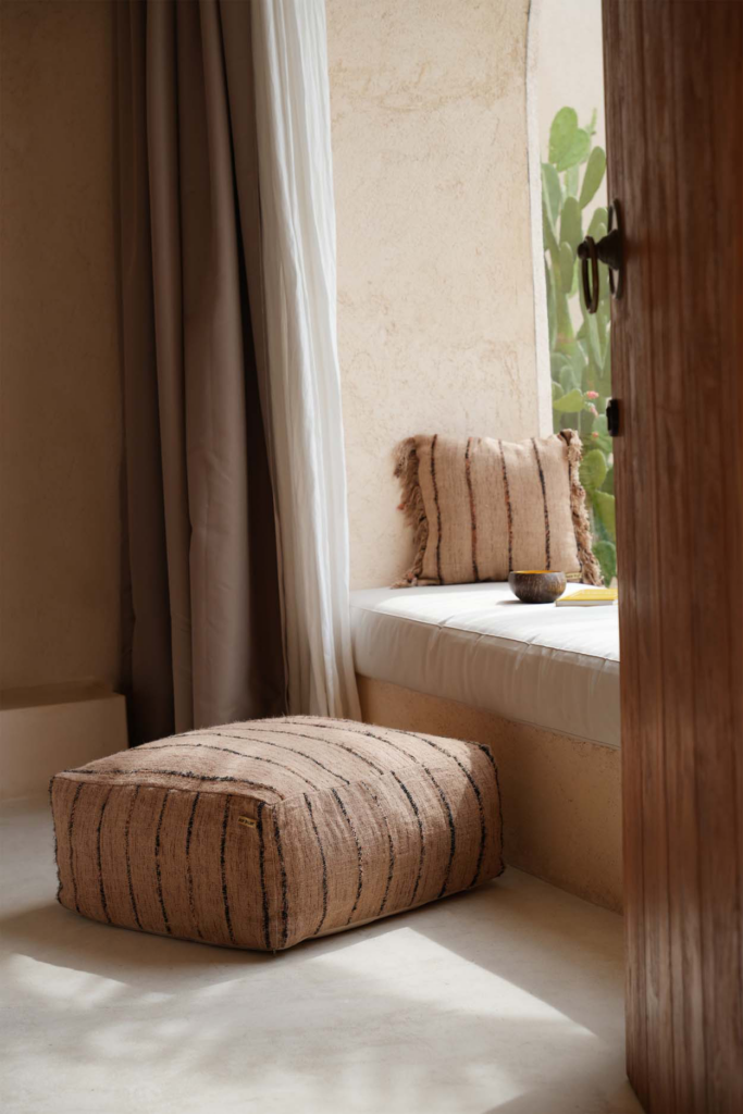 De Oh My Gee Poef - Beige Zwart - Afbeelding 2