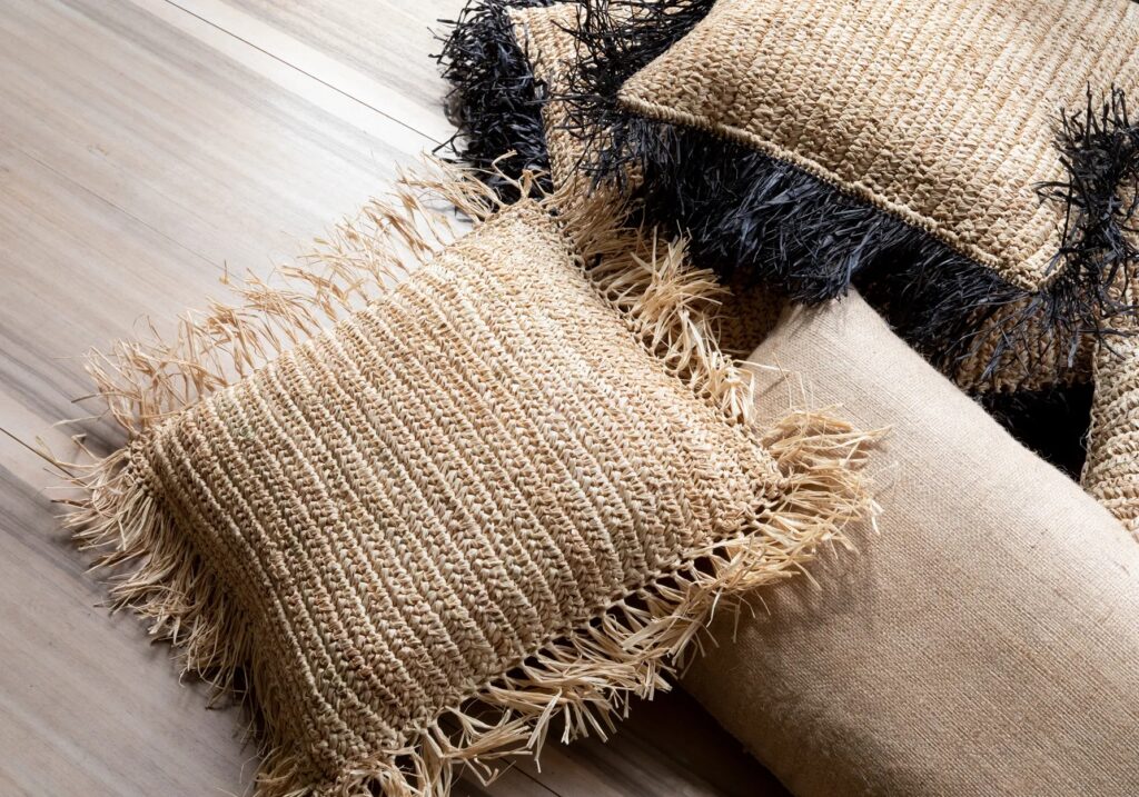 De Jute Kussenhoes - Naturel - 60x35 - Afbeelding 4