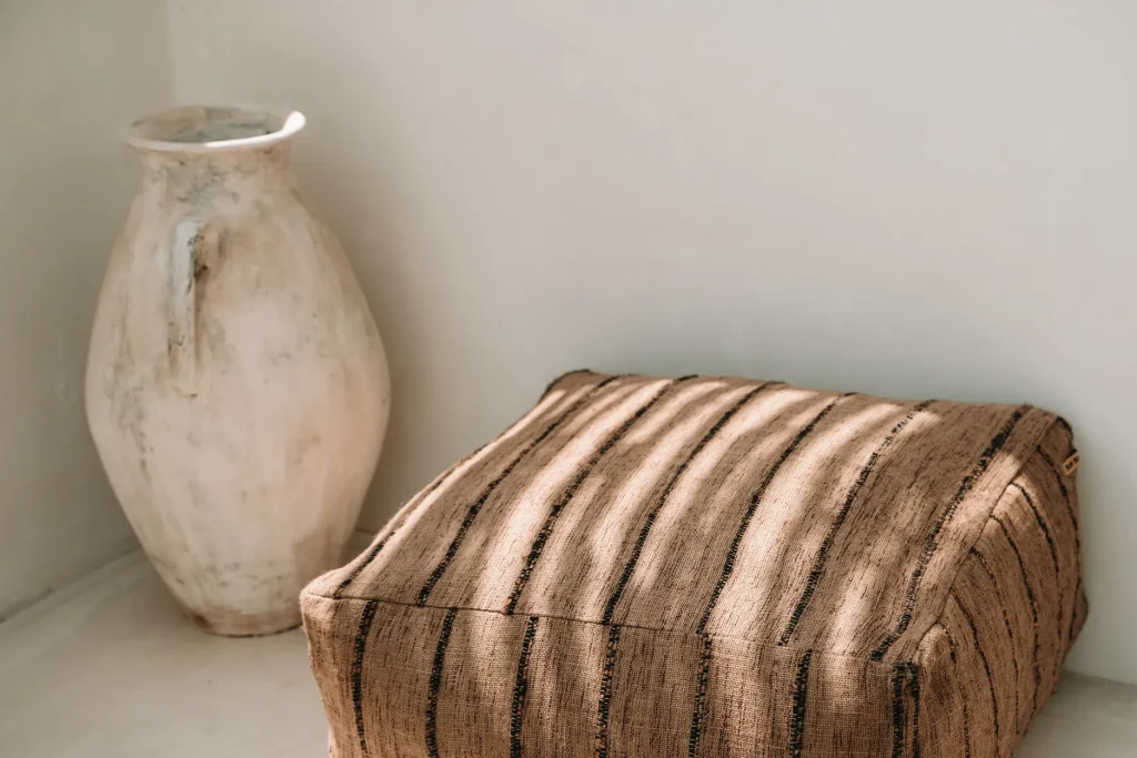 De Oh My Gee Poef - Beige Zwart - Afbeelding 4