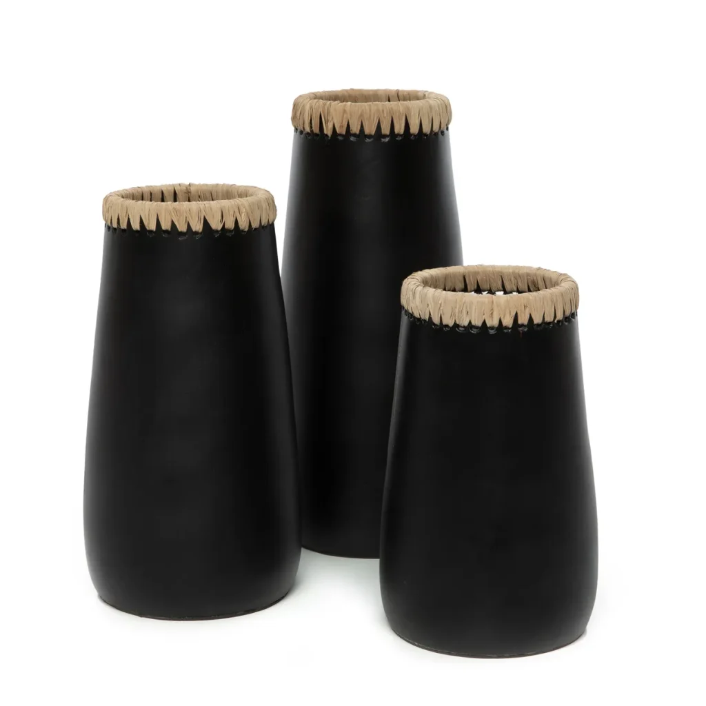 De Sneaky Vaas - Zwart Naturel - M - Afbeelding 5