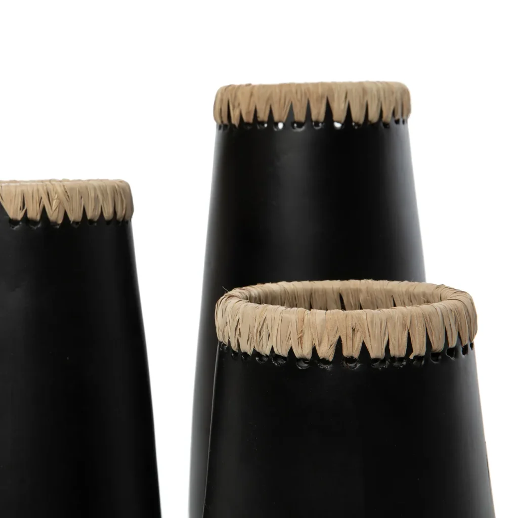 De Sneaky Vaas - Zwart Naturel - M - Afbeelding 6