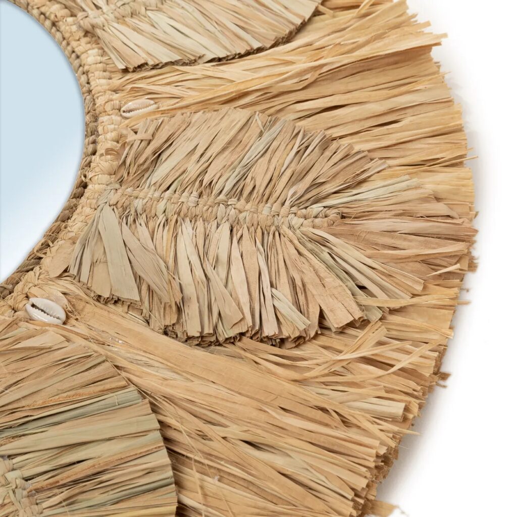 De Palm Tree Spiegel - Naturel - M - Afbeelding 6