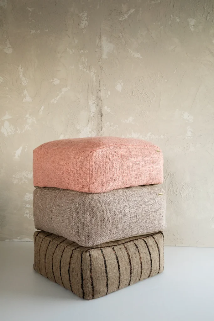 De Oh My Gee Poef - Beige Zwart - Afbeelding 7