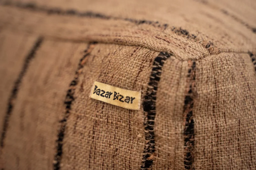 De Oh My Gee Poef - Beige Zwart - Afbeelding 9