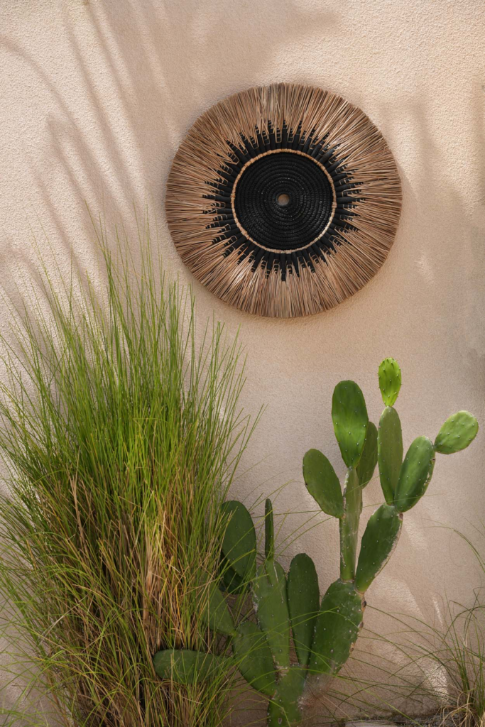 The Raffia Macramé Wall Deco - Black Natural - Afbeelding 3