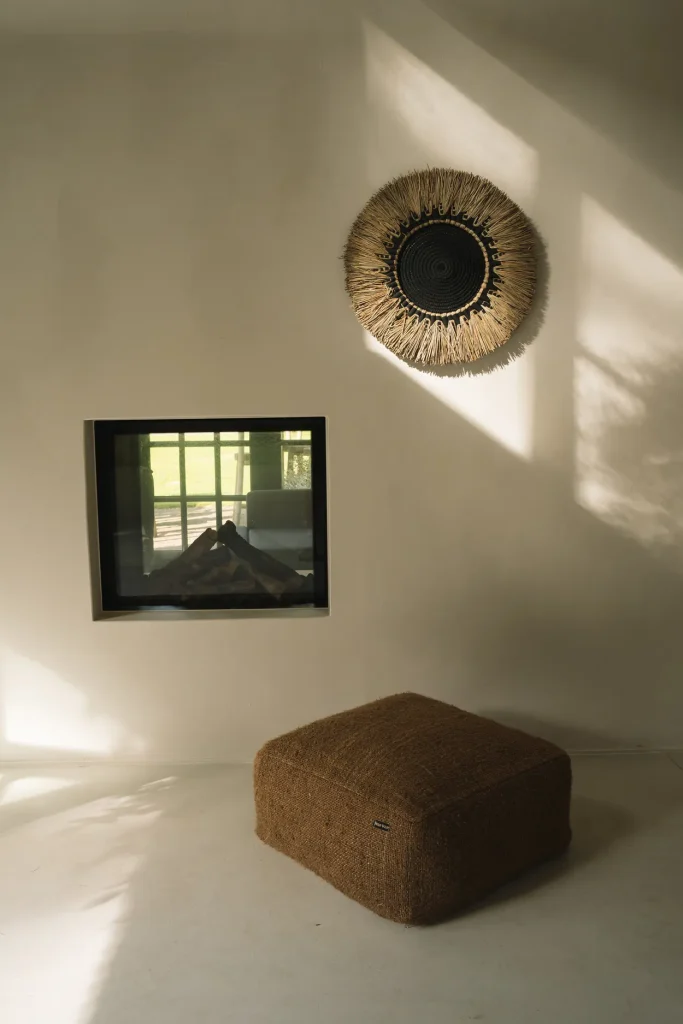 The Raffia Macramé Wall Deco - Black Natural - Afbeelding 6