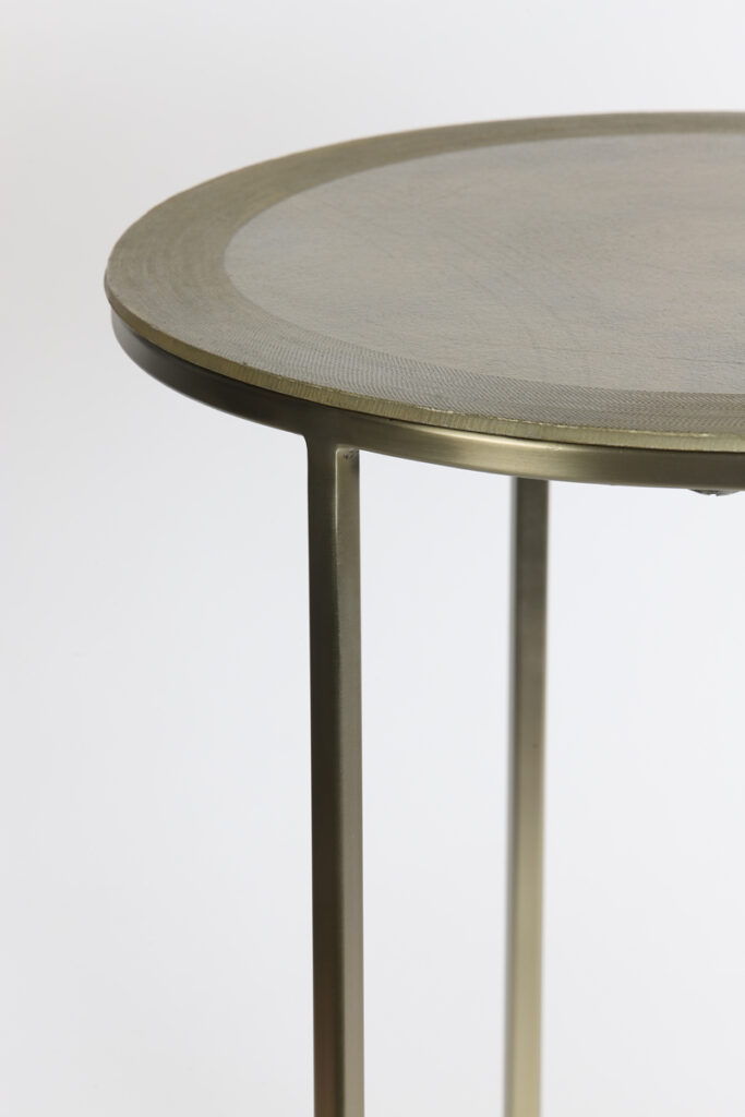 Bijzettafel Talca - Goud - Ø50+Ø40cm - Afbeelding 6