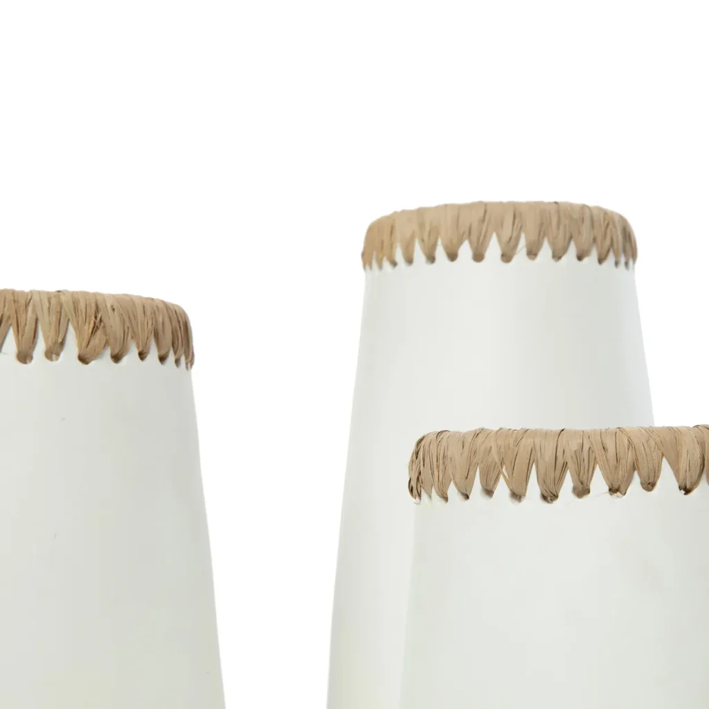 The Sneaky Vase - White Natural - S - Afbeelding 7
