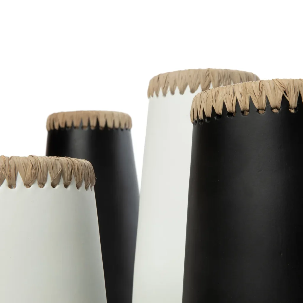The Sneaky Vase - White Natural - S - Afbeelding 8