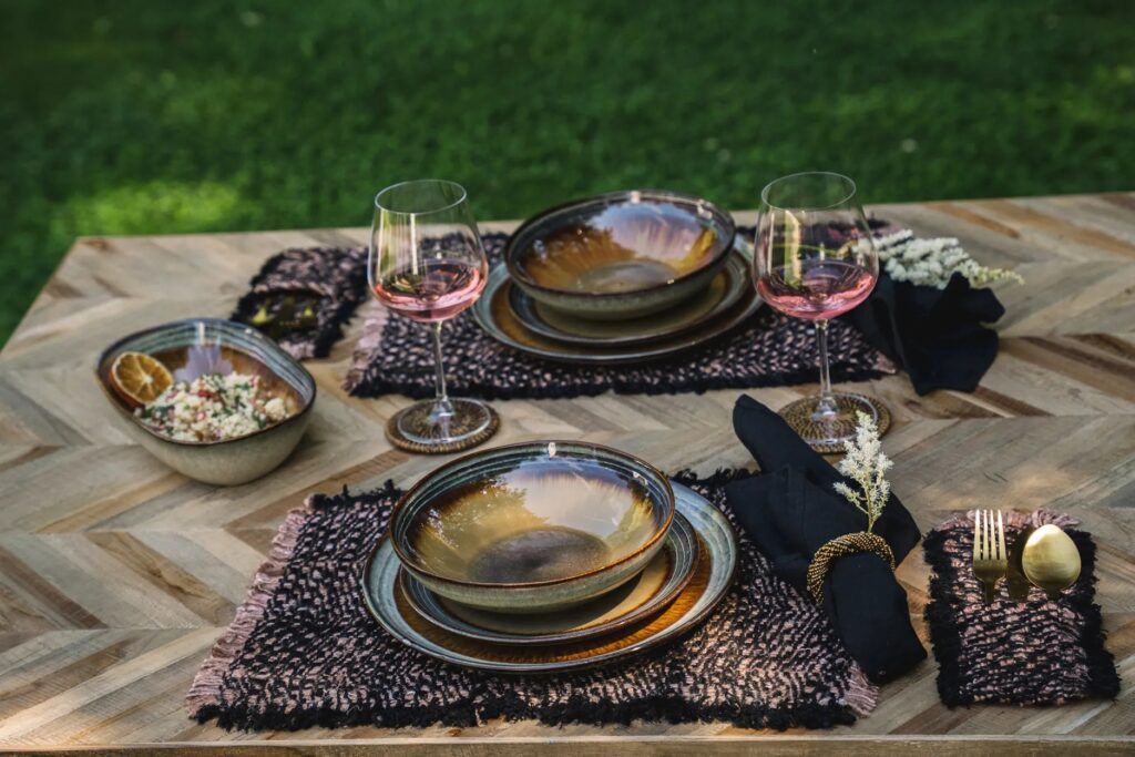 De Oh My Gee Placemat - Zwart Koper - Set van 4 - Afbeelding 7