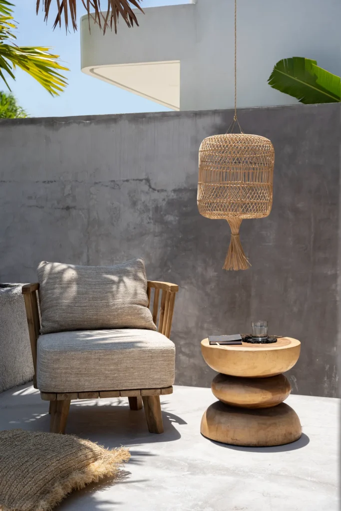 The Dumpling Floor Lamp - Pendant - Natural - L - Afbeelding 3