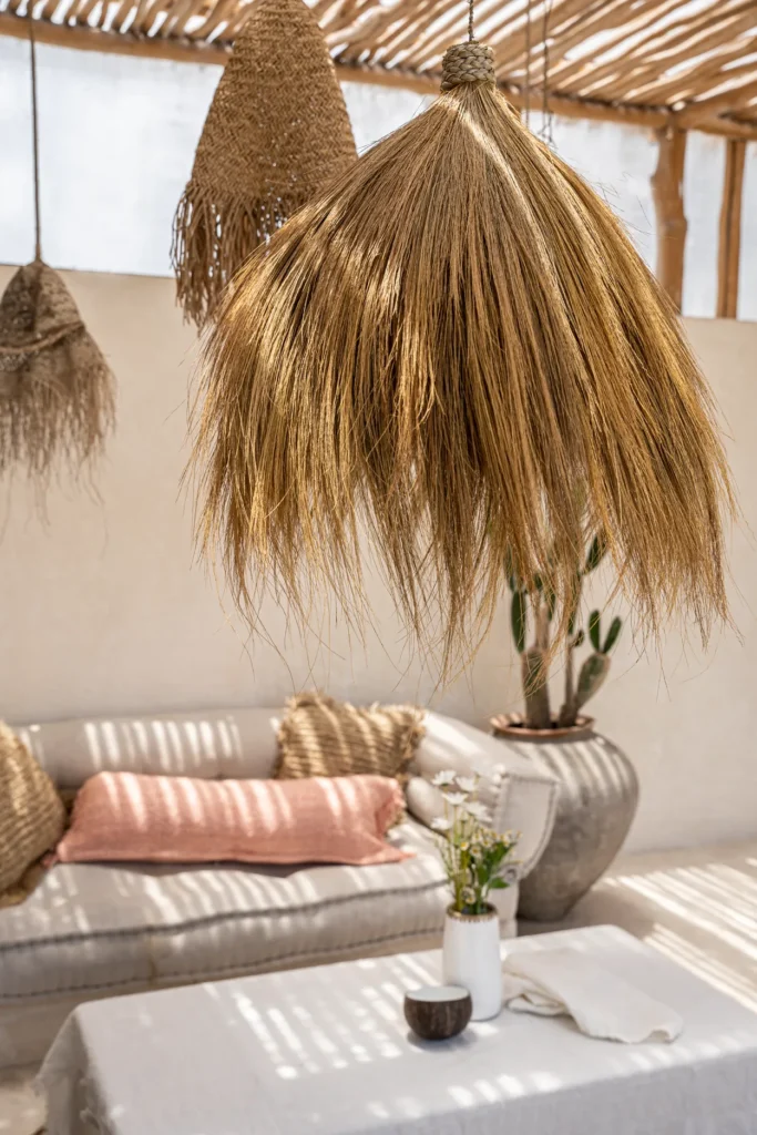 De Rayung Hut Hanglamp - Naturel - L - Afbeelding 3