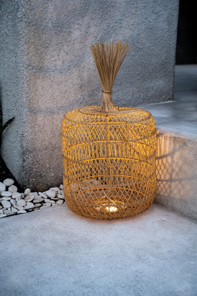 The Dumpling Floor Lamp - Pendant - Natural - L - Afbeelding 4