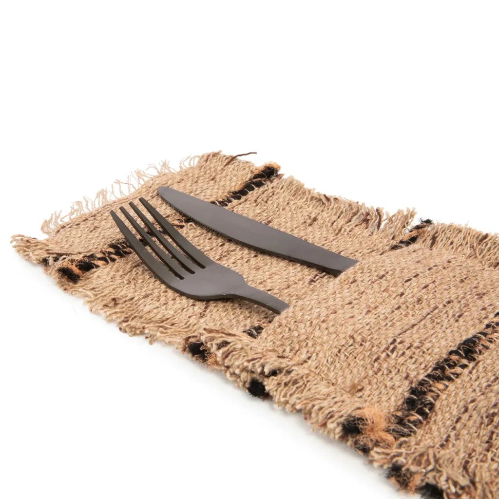 The Oh My Gee Cutlery Holder - Beige Black - Set of 4_40 - Afbeelding 3