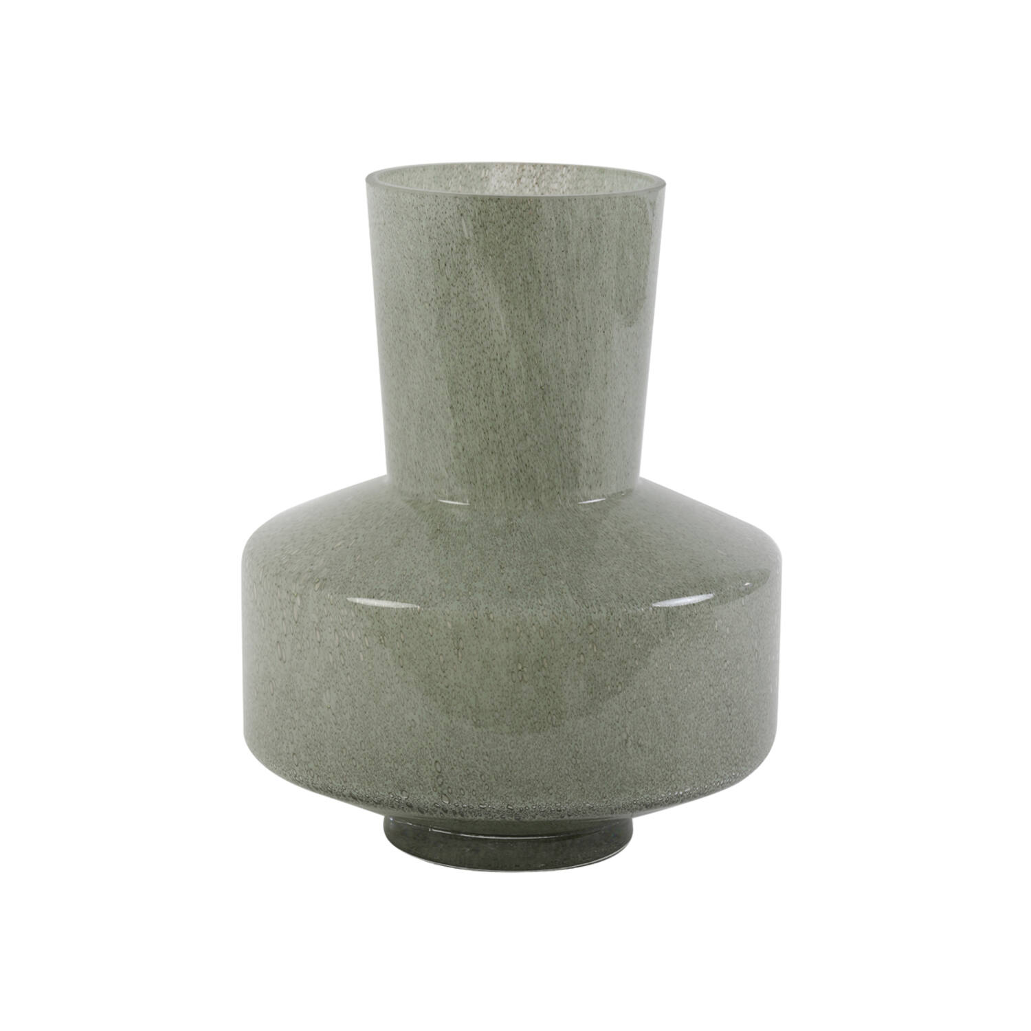 Vaas Ø23,5x29,5 cm TRASMOS glas grijs-groen - Afbeelding 2