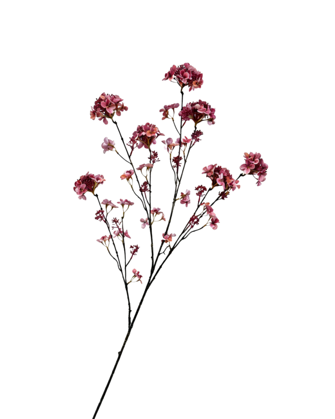 Hydrangea branch pink 109cm