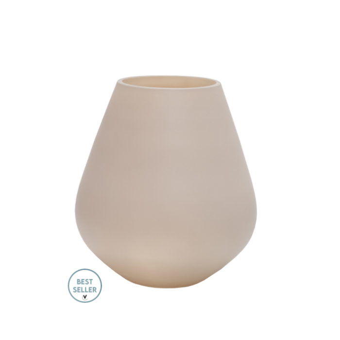Vaas Tasman S matte ivory Ø18 x H20 cm - Afbeelding 2