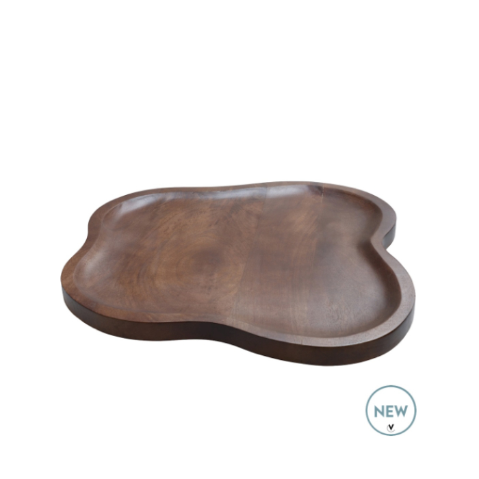 Dienblad Breckenridge L walnut Ø45 x H45 cm - Afbeelding 2